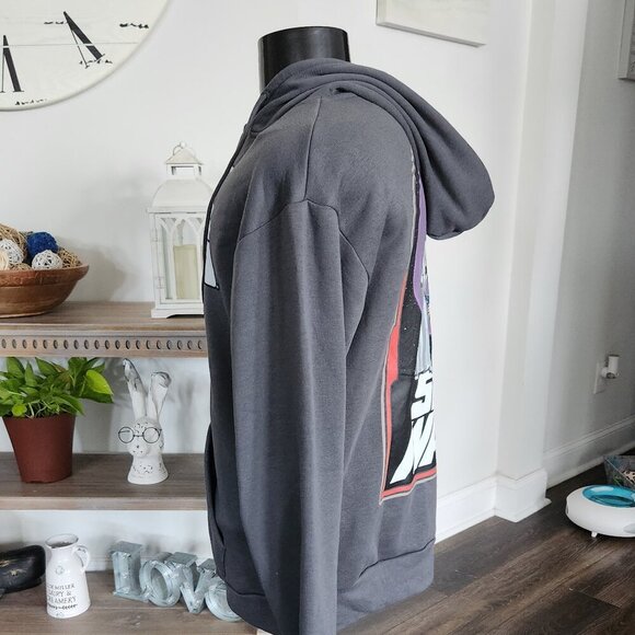 Disney Star Wars Zipper Up Hoodie, NWT, Men's Large, Logo front graphic on back - Picture 8 of 12